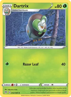 Dartrix (Darkness Ablaze 12)