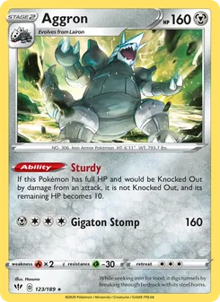 Aggron (Darkness Ablaze 123)