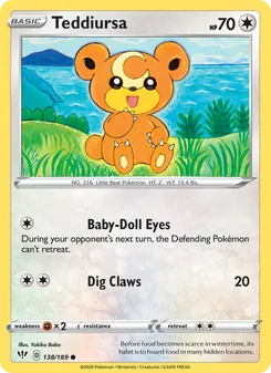 Teddiursa (Darkness Ablaze 138)