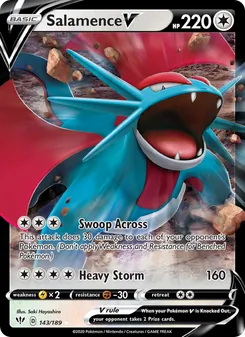 Salamence V (Darkness Ablaze 143)