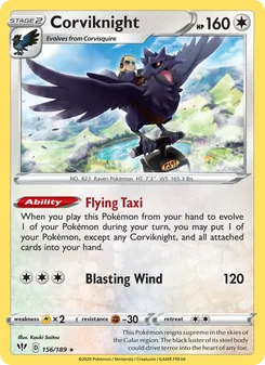Corviknight (Darkness Ablaze 156)