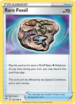 Rare Fossil (Darkness Ablaze 167)