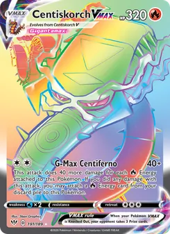 Centiskorch VMAX (Darkness Ablaze 191)