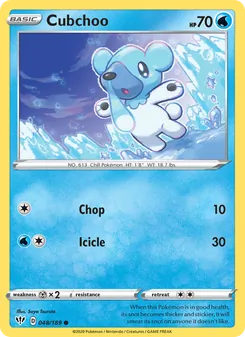 Cubchoo (Darkness Ablaze 48)
