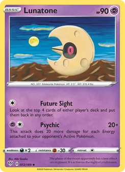 Lunatone (Darkness Ablaze 72)