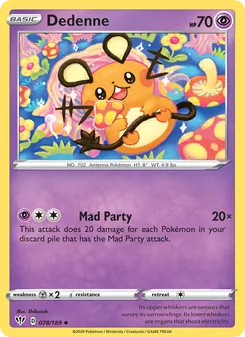 Dedenne (Darkness Ablaze 78)