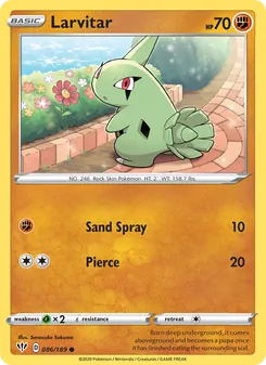 Larvitar (Darkness Ablaze 86)