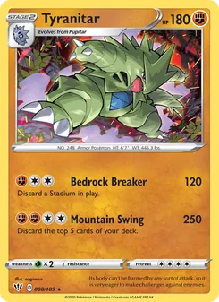 Tyranitar (Darkness Ablaze 88)