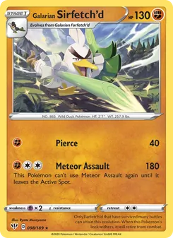 Galarian Sirfetch'd (Darkness Ablaze 98)