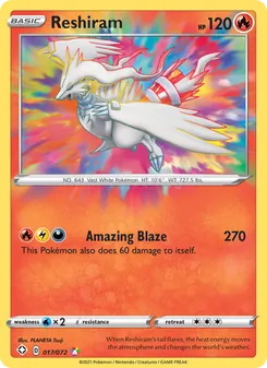 Reshiram (Shining Fates 17)