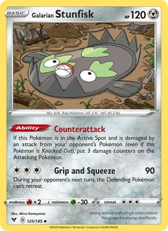 Galarian Stunfisk (Vivid Voltage 125)