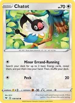 Chatot (Vivid Voltage 139)