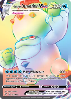 Galarian Darmanitan VMAX (Vivid Voltage 187)