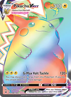 Pikachu VMAX (Vivid Voltage 188)