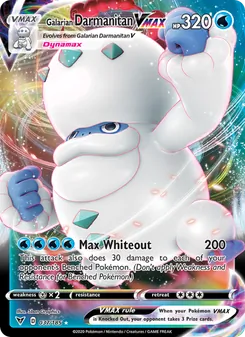 Galarian Darmanitan VMAX (Vivid Voltage 37)