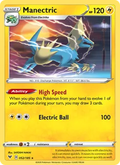 Manectric (Vivid Voltage 52)