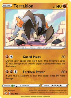 Terrakion (Vivid Voltage 92)