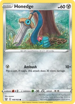 Honedge (Battle Styles 105)