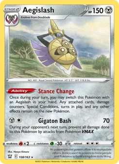 Aegislash (Battle Styles 108)
