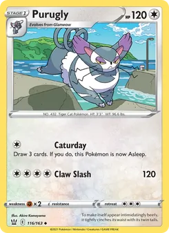 Purugly (Battle Styles 116)