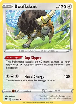 Bouffalant (Battle Styles 118)