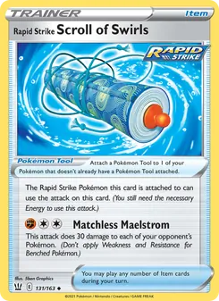 Rapid Strike Scroll of Swirls (Battle Styles 131)