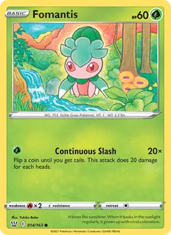 Fomantis (Battle Styles 14)