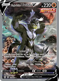 Single Strike Urshifu V (Battle Styles 151)