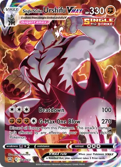 Single Strike Urshifu VMAX (Battle Styles 168)