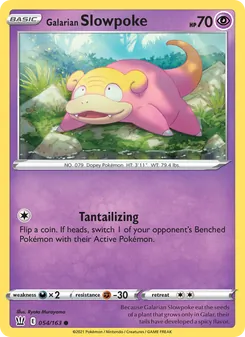 Galarian Slowpoke (Battle Styles 54)