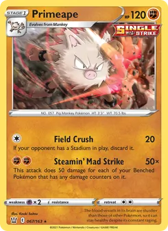 Primeape (Battle Styles 67)