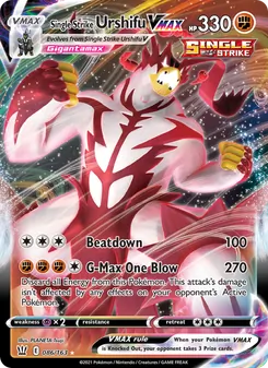 Single Strike Urshifu VMAX (Battle Styles 86)