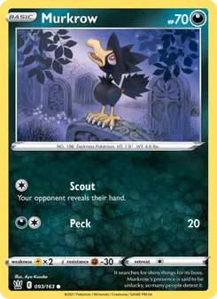 Murkrow (Battle Styles 93)