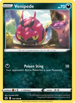 Venipede (Chilling Reign 105)