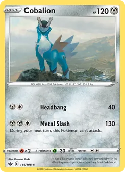 Cobalion (Chilling Reign 114)