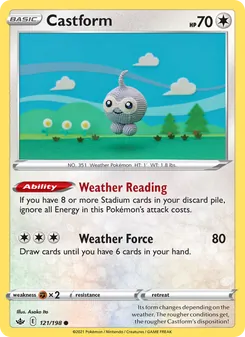 Castform (Chilling Reign 121)