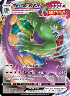 Tornadus VMAX (Chilling Reign 125)