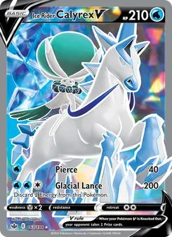 Ice Rider Calyrex V (Chilling Reign 163)