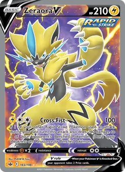 Zeraora V (Chilling Reign 165)