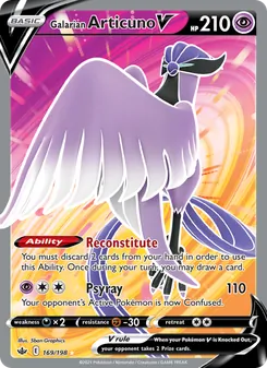 Galarian Articuno V (Chilling Reign 169)