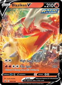 Blaziken V (Chilling Reign 20)