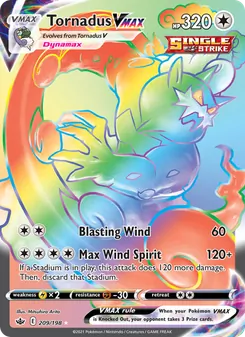 Tornadus VMAX (Chilling Reign 209)
