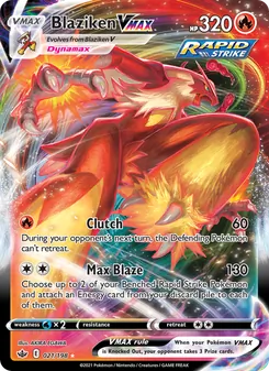 Blaziken VMAX (Chilling Reign 21)