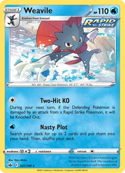 Weavile (Chilling Reign 31)
