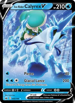 Ice Rider Calyrex V (Chilling Reign 45)