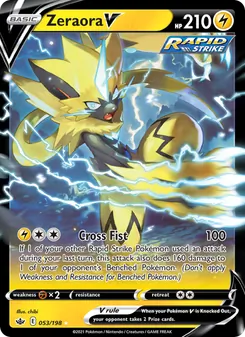 Zeraora V (Chilling Reign 53)