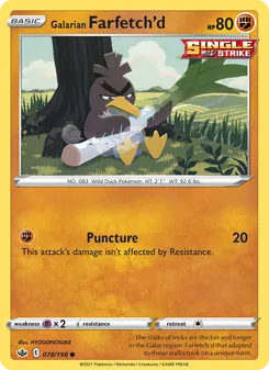 Galarian Farfetch'd (Chilling Reign 78)