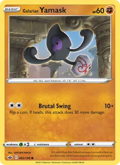 Galarian Yamask (Chilling Reign 82)