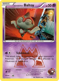 Team Magma's Baltoy (Double Crisis 10)