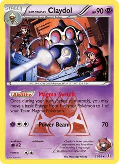 Team Magma's Claydol (Double Crisis 11)